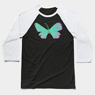 Turquoise butterfly Baseball T-Shirt